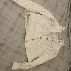 Just fab white jean jacket